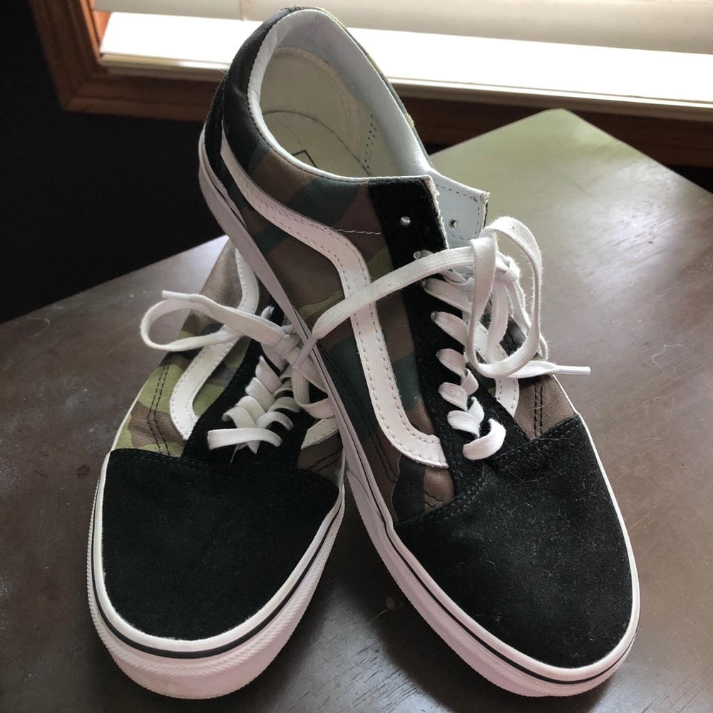 Woodland Camo Old Skool Vans